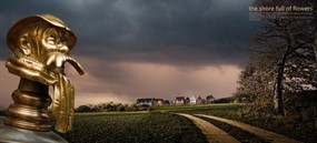 文化广场雕像PSD素材下载